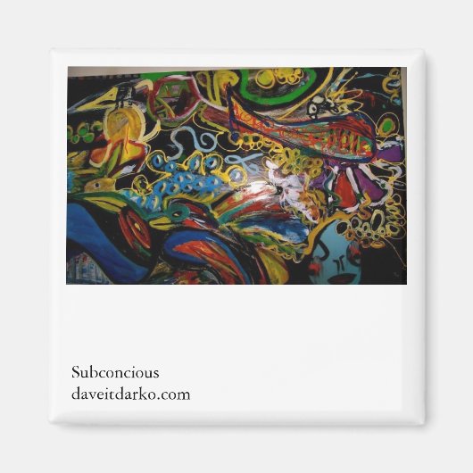 SUBCONCIOUS, Subconciousdaveitdarko.com Magnet (Vorne)
