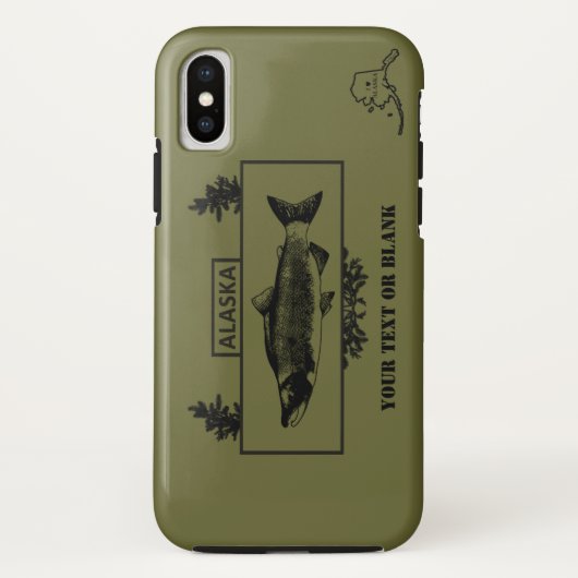 Subduduid Alaska Combat Fisherman Abzeichen Case-Mate iPhone Hülle (Rückseite)