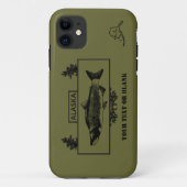 Subduduid Alaska Combat Fisherman Abzeichen Case-Mate iPhone Hülle (Rückseite)