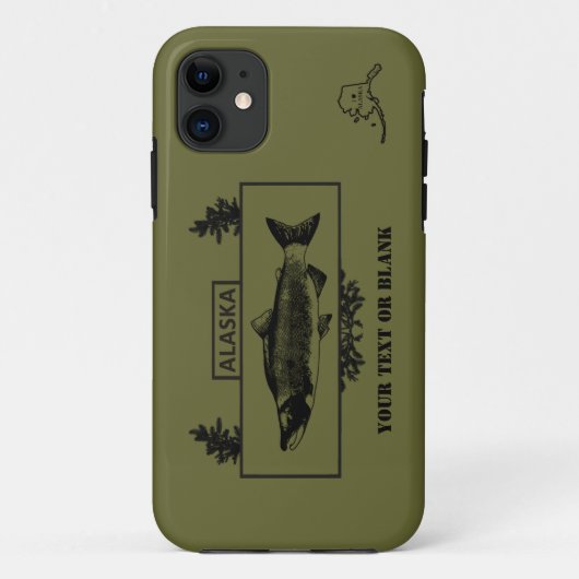 Subduduid Alaska Combat Fisherman Abzeichen Case-Mate iPhone Hülle (Rückseite)