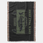 Subduduid Alaska Combat Fisherman Abzeichen Decke (Vorderseite Vertikal)