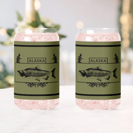 Subduduid Alaska Combat Fisherman Abzeichen Dosenglas (Insitu (Hochzeit))