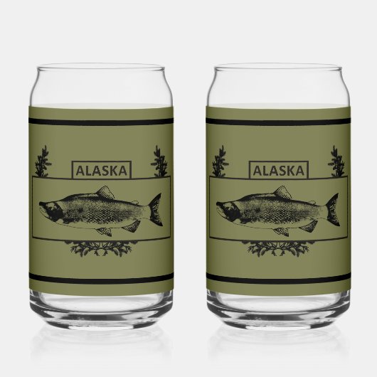 Subduduid Alaska Combat Fisherman Abzeichen Dosenglas (Vorderseite)