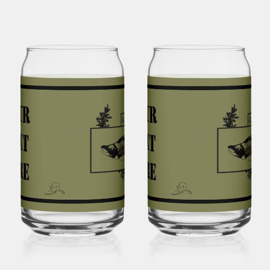 Subduduid Alaska Combat Fisherman Abzeichen Dosenglas (Rechts)