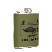 Subduduid Alaska Combat Fisherman Abzeichen Flachmann (Rechts)