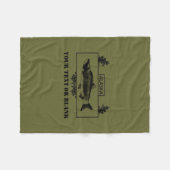 Subduduid Alaska Combat Fisherman Abzeichen Fleecedecke (Vorderseite (Horizontal))