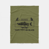 Subduduid Alaska Combat Fisherman Abzeichen Fleecedecke (Vorderseite)