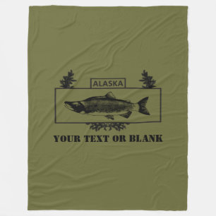 Subduduid Alaska Combat Fisherman Abzeichen Fleecedecke