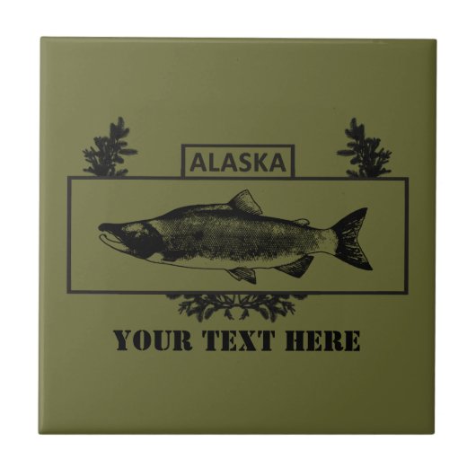 Subduduid Alaska Combat Fisherman Abzeichen Fliese (Vorderseite)