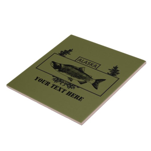 Subduduid Alaska Combat Fisherman Abzeichen Fliese (Seite)