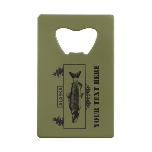 Subduduid Alaska Combat Fisherman Abzeichen Geldkarten Flaschenöffner (Rückseite)