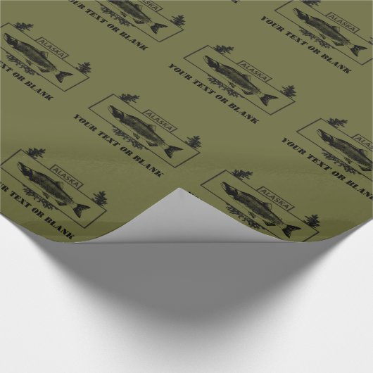 Subduduid Alaska Combat Fisherman Abzeichen Geschenkpapier (Ecke)