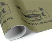 Subduduid Alaska Combat Fisherman Abzeichen Geschenkpapier (Rolleneckpunkt)