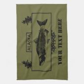 Subduduid Alaska Combat Fisherman Abzeichen Handtuch (Vertikal)