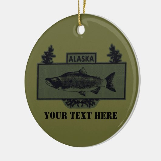 Subduduid Alaska Combat Fisherman Abzeichen Keramikornament (Links)