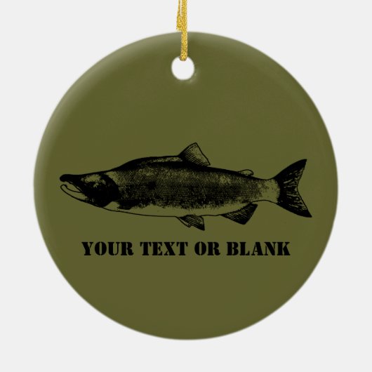 Subduduid Alaska Combat Fisherman Abzeichen Keramikornament (Hinten)