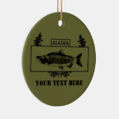 Subduduid Alaska Combat Fisherman Abzeichen Keramikornament (Rechts)