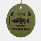 Subduduid Alaska Combat Fisherman Abzeichen Keramikornament (Links)