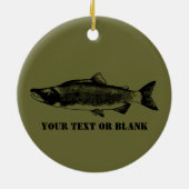 Subduduid Alaska Combat Fisherman Abzeichen Keramikornament (Hinten)