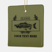 Subduduid Alaska Combat Fisherman Abzeichen Keramikornament (Links)