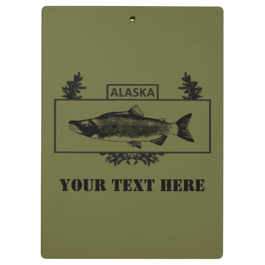 Subduduid Alaska Combat Fisherman Abzeichen Klemmbrett (Rückseite)