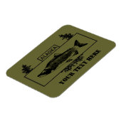Subduduid Alaska Combat Fisherman Abzeichen Magnet (Linke Seite)