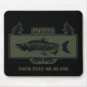 Subduduid Alaska Combat Fisherman Abzeichen Mousepad (Vorne)