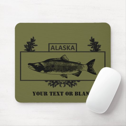 Subduduid Alaska Combat Fisherman Abzeichen Mousepad (Mit Mouse)