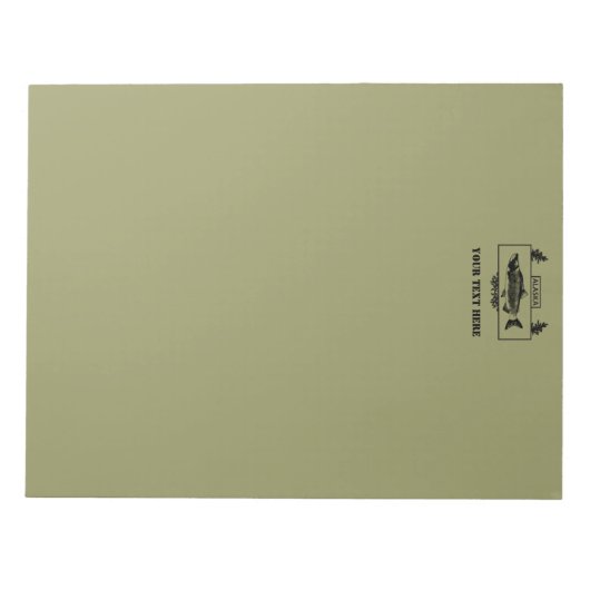 Subduduid Alaska Combat Fisherman Abzeichen Notizblock (Vorderseite)