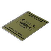 Subduduid Alaska Combat Fisherman Abzeichen Notizblock (Linke Seite)