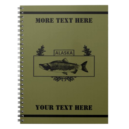 Subduduid Alaska Combat Fisherman Abzeichen Notizblock (Vorderseite)