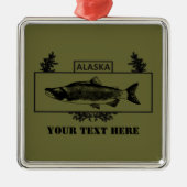 Subduduid Alaska Combat Fisherman Abzeichen Ornament Aus Metall (Vorne)