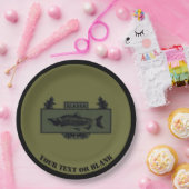 Subduduid Alaska Combat Fisherman Abzeichen Pappteller (Party)