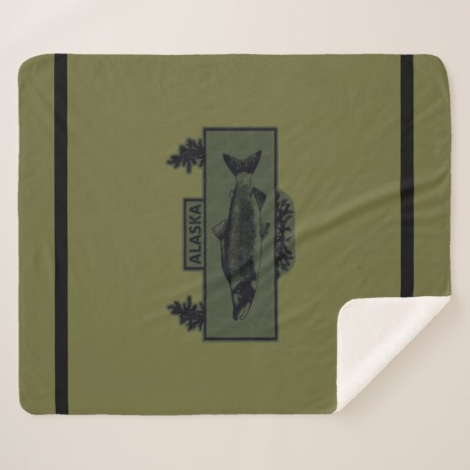 Subduduid Alaska Combat Fisherman Abzeichen Sherpadecke (Vorderseite (Horizontal))