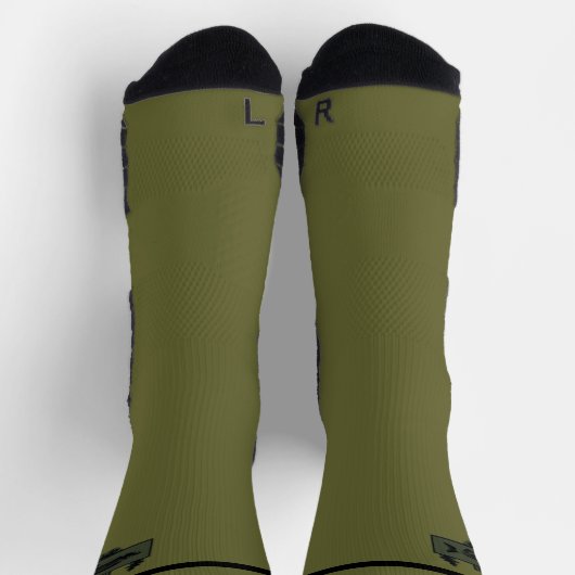 Subduduid Alaska Combat Fisherman Abzeichen Socken (Oben)