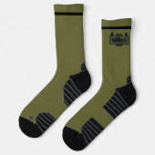 Subduduid Alaska Combat Fisherman Abzeichen Socken (Links)