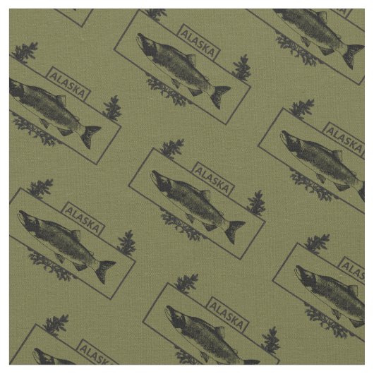 Subduduid Alaska Combat Fisherman Abzeichen Stoff (Nahaufnahme)