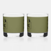 Subduduid Alaska Combat Fisherman Abzeichen Whiskyglas (Links)