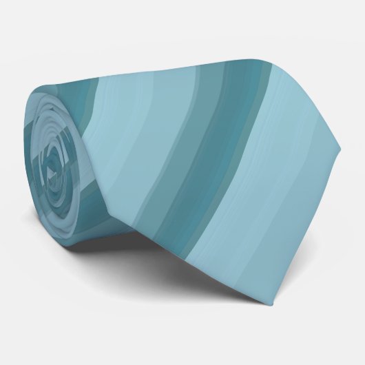 Subdue Blue Color Shades Krawatte (Gerollt)