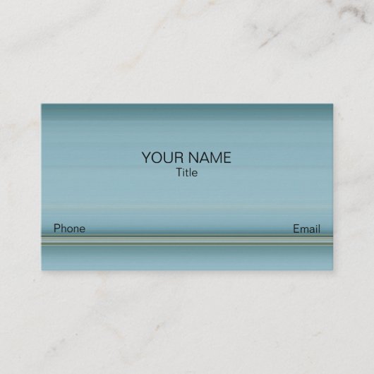 Subdue Blue Gray Shades Visitenkarte (Vorderseite)
