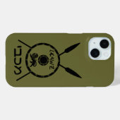 Subdued Maccabee Shield and Spears Case-Mate iPhon iPhone Hülle (Rückseite (Horizontal))