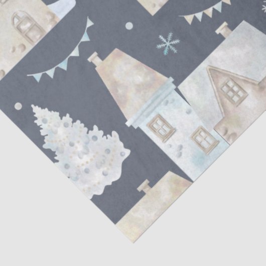 Subduierte Weihnachtsmuster Design 22 Seidenpapier (Ausschnitt)