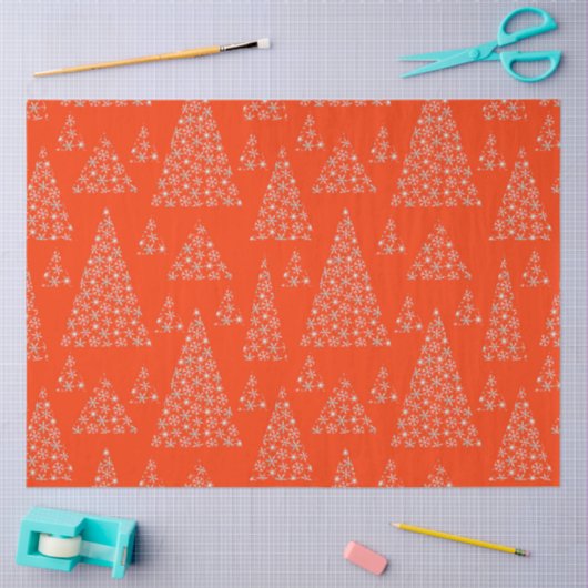 Subduierte Weihnachtsmuster Design 43 Seidenpapier (Basteln)