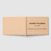 Subdutives und konservatives Begräbnisgastbuch Gästebuch (Voll)