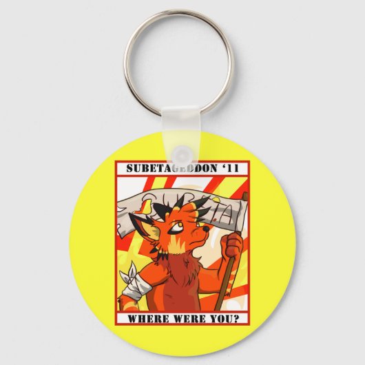 Subetageddon '11 Round Schlüsselanhänger (Vorderseite)