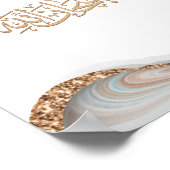 SubhanAllah Islamische Kalligraphie Poster (Ecke)