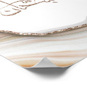 SubhanAllah moderne Typografie Design minimalistis Poster (Ecke)