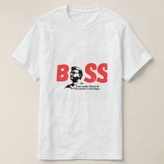 Subhash Chandra bose T-Shirt (Design vorne)
