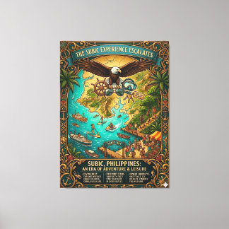 SUBIC, PHILIPPINES: AN ERA OF ADVENTURE & LEISURE LEINWANDDRUCK