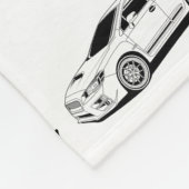 Subie Bande wrrx schwarz drucken Fleecedecke (Ecke)